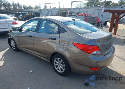 2012 Hyundai Accent Gls from USA, damaged, VIN KMHCT4AEXCU114957